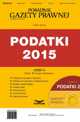 Okładka: PODATKI NR 8 - PODATKI 2015 cz. IV wydanie internetowe