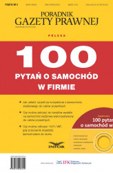 Okładka: PODATKI NR 9 - 100 PYTAŃ O SAMOCHÓD W FIRMIE wydanie internetowe