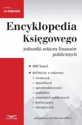 Okładka: ENCYKLOPEDIA KSIĘGOWEGO jednostki sektora finansów publicznych