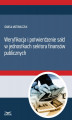 Okładka książki: Weryfikacja i potwierdzenie sald w jednostkach sektora finansów publicznych