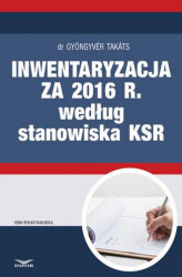 Okładka: Inwentaryzacja za 2016 r. według stanowiska KSR