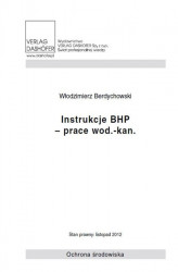 Okładka: Instrukcje BHP - prace wod.- kan.