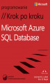 Okładka książki: Microsoft Azure SQL Database Krok po kroku