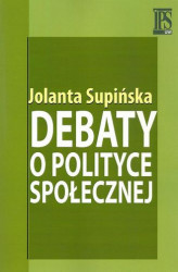 Okładka: Debaty o polityce społecznej