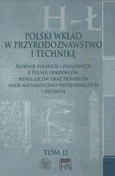 Okładka: Polski wkład w przyrodoznawstwo i technikę. Tom 2 H-Ł