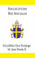 Okładka książki: Encyklika Ojca Świętego Jana Pawła II SOLLICITUDO REI SOCIALIS