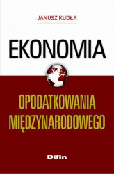 Okładka: Ekonomia opodatkowania międzynarodowego