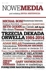 Okładka: NOWE MEDIA pod redakcją Eryka Mistewicza Kwartalnik 6/2013