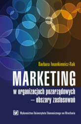 Okładka: Marketing w organizacjach pozarządowych-obszary zastosowań