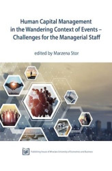 Okładka: Human Capital Management in the Wandering Context of Events - Challenges for the Managerial Staff