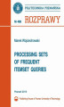 Okładka książki: Processing sets of frequent itemset queries