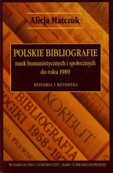 Okładka: Polskie bibliografie nauk humanistycznych i społecznych do roku 1989