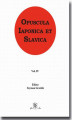 Okładka książki: Opuscula Iaponica et Slavica Vol. 4