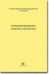 Okładka: Fotoleksykografia ciekawa i użyteczna