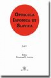 Okładka: Opuscula Iaponica et Slavica Vol. 5