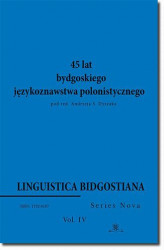 Okładka: Linguistica Bidgostiana. Series nova. Vol. 4. 45 lat bydgoskiego językoznawstwa polonistycznego
