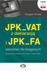 Okładka: JPK_VAT z deklaracją i JPK_FA – wskazówki dla księgowych
