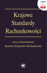 Okładka: Krajowe Standardy Rachunkowości wraz ze Stanowiskami Komitetu Standardów Rachunkowości ()