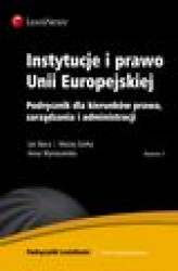 Okładka: Instytucje i prawo Unii Europejskiej