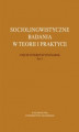 Okładka książki: Socjolingwistyczne badania w teorii i praktyce