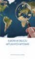 Okładka książki: Europa w obliczu aktualnych wyzwań