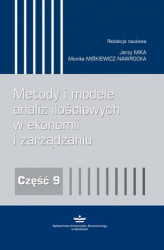 Okładka: Metody i modele analiz ilościowych w ekonomii i zarządzaniu