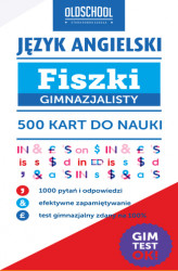 Okładka: Język angielski. Fiszki gimnazjalisty. 500 kart do nauki