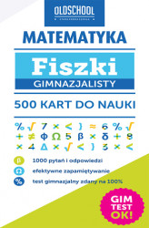 Okładka: Matematyka. Fiszki gimnazjalisty. 500 kart do nauki