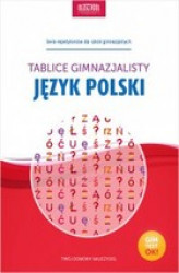 Okładka: Język polski. Tablice gimnazjalisty