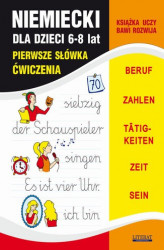 Okładka: Niemiecki dla dzieci 6-8 lat. Pierwsze słówka. Ćwiczenia