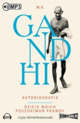 Okładka: Gandhi Autobiografia Dzieje moich poszukiwań prawdy