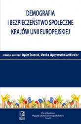 Okładka: Demografia i bezpieczeństwo społeczne krajów Unii Europejskiej. Tom 25