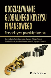 Okładka: Oddziaływanie globalnego kryzysu finansowego. Perspektywa przedsiębiorstwa