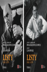 Okładka: Anna i Jarosław Iwaszkiewiczowie-Jerzy Lisowski Listy Tom 1-2
