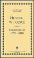 Okładka książki: Husserl w Polsce