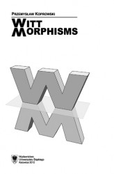 Okładka: Witt morphisms