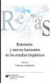 Okładka książki: Relecturas y nuevos horizontes en los estudios hispánicos. Vol. 3: Cultura y traducción