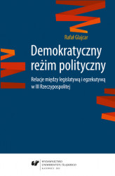 Okładka: Demokratyczny reżim polityczny. Relacje między legislatywą i egzekutywą w III Rzeczypospolitej