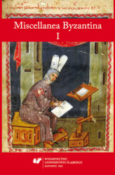 Okładka: Miscellanea Byzantina I