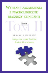 Okładka: Wybrane zagadnienia z psychologicznej diagnozy klinicznej Tom II