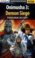 Okładka książki: Onimusha 3: Demon Siege - poradnik do gry