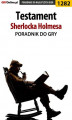 Okładka książki: Testament Sherlocka Holmesa - poradnik do gry