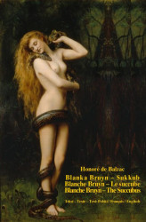Okładka: Blanka Bruyn – Sukkub. Blanche Bruyn – Le succube. Blanche Bruyn – The Succubus