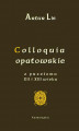 Okładka książki: Colloquia opatowskie z przełomu XII i XIII wieku