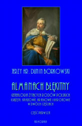 Okładka: Almanach błękitny. Genealogia żyjących rodów polskich. Książęta, kniaziowie, hrabiowie i baronowie - tom I