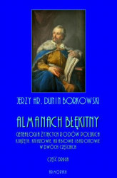 Okładka: Almanach błękitny. Genealogia żyjących rodów polskich. Książęta, kniaziowie, hrabiowie i baronowie - tom II