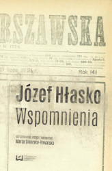 Okładka: Józef Hłasko. Wspomnienia