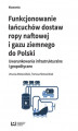 Okładka książki: Funkcjonowanie łańcuchów dostaw ropy naftowej i gazu ziemnego do Polski. Uwarunkowania infrastrukturalne i geopolityczne
