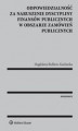 Okładka książki: Odpowiedzialność za naruszenie dyscypliny finansów publicznych w obszarze zamówień publicznych