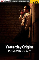Okładka: Yesterday Origins - poradnik do gry